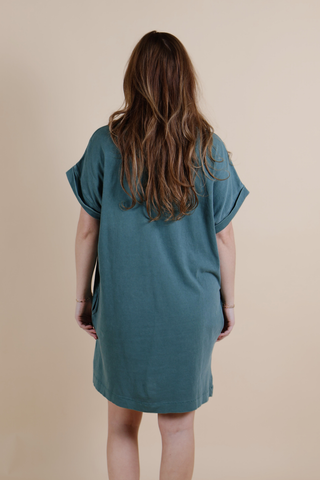 Evergreen Ease Pocket Tee Dress