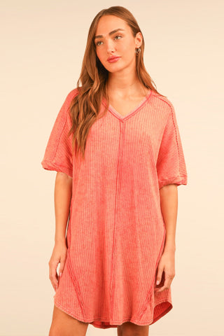 Dream Come True Ribbed Knit Dress