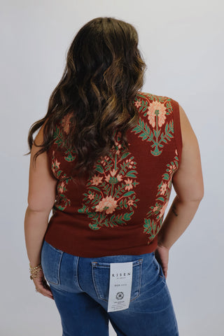 Bloom & Cocoa Sweater Vest
