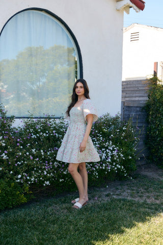 Southern Belle Floral Mini Dress
