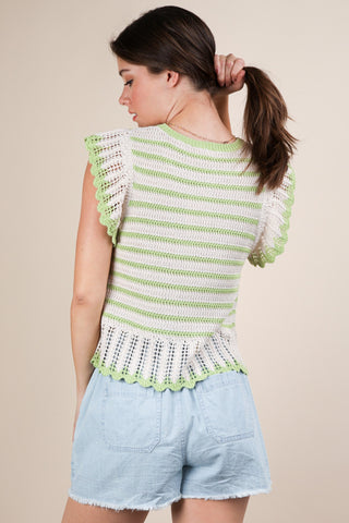 Brunch Plans Crochet Top