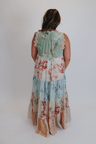 Veranda Charm Floral Maxi Dress