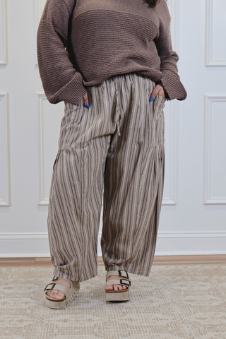Laurel Linen Stripe Pants