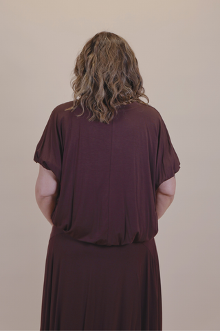 Graceful Drape Skirt Set