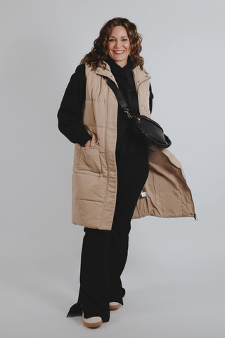 The Aspen Lane Longline Puffer Vest