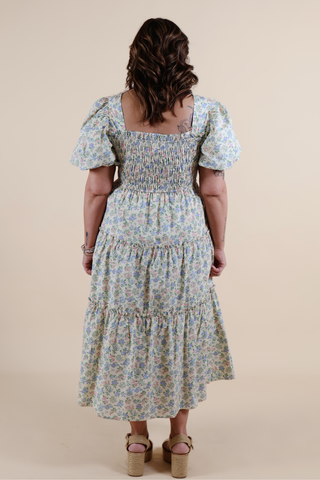 The Marigold Meadow Midi Dress