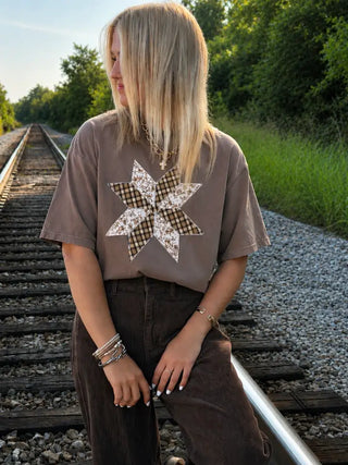 Harvest Star Patchwork Tee