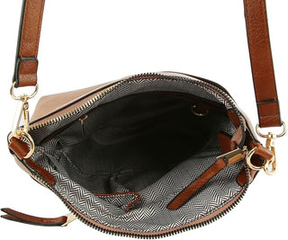 Harper Double Zip Crossbody Bag