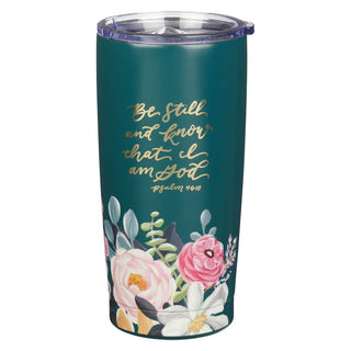 Be Still Floral Tumbler