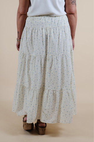 Meadowlight Tiered Floral Maxi Skirt