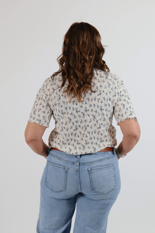 Bluebell Breeze Floral Top