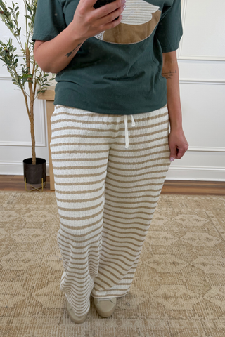 Coastal Ease Stripe Lounge Pants