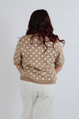 Darling Days Polka Dot Knit Top