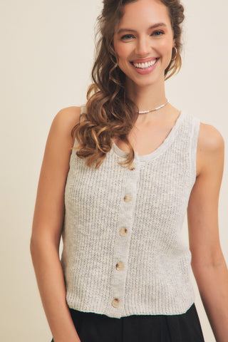 Cheerful Charm Knit Tank