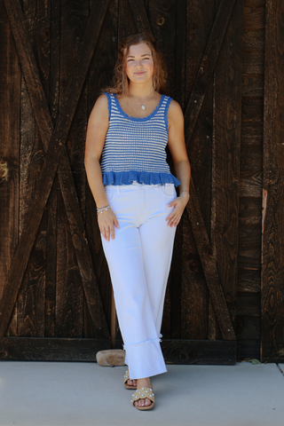 Patriotic Pop Stripe Tank