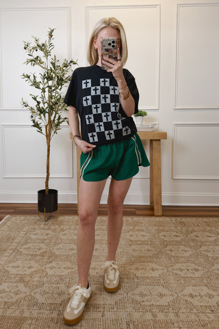 On the Go Stripe Shorts