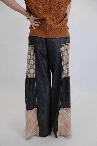 Stardust Patch Palazzo Pants