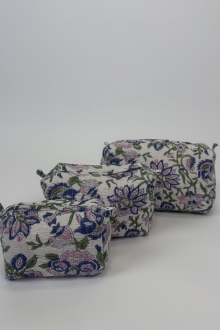 Medium Quilted Cosmetic Bag