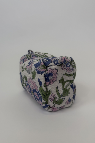 Small Quilted Cosmetic Bag