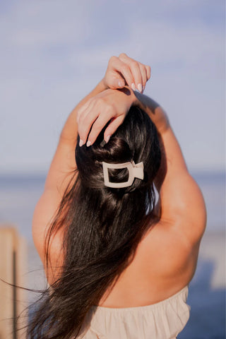Medium Flat Square Hair Clip