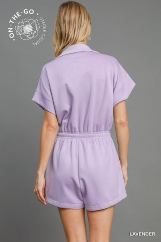 Coffee Run Short Sleeve Romper
