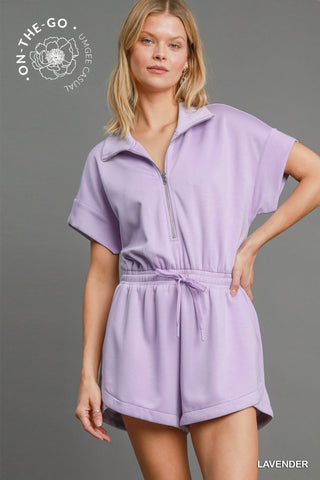 Coffee Run Short Sleeve Romper