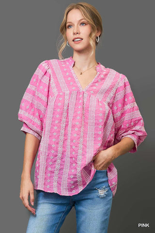 A Prayer Away Eyelet Blouse