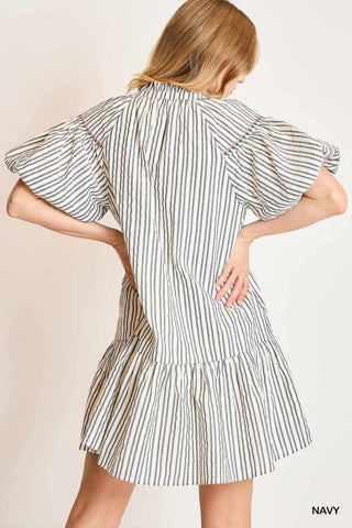 Iris Striped Mini Dress
