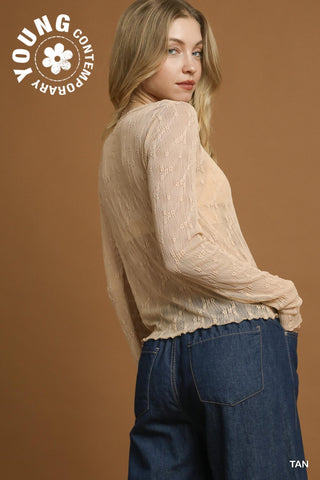 Velvet Sands Lace Top