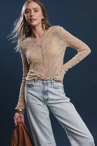 Velvet Sands Lace Top