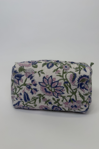 Large Quilted Cosmetic Bag