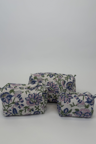 Small Quilted Cosmetic Bag