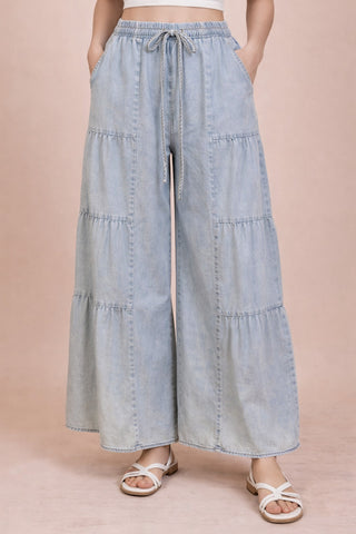 Blue Haven Tiered Pants
