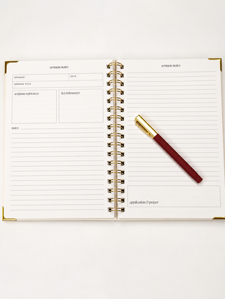 Heirloom Tile Sermon Notes Journal
