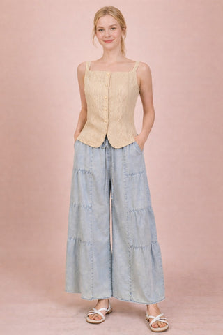 Blue Haven Tiered Pants