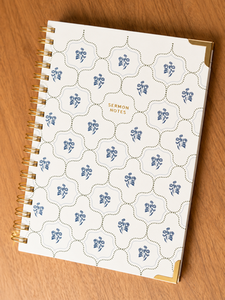 Heirloom Tile Sermon Notes Journal