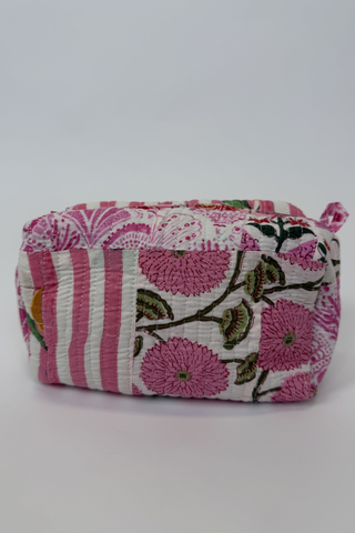 Medium Quilted Cosmetic Bag