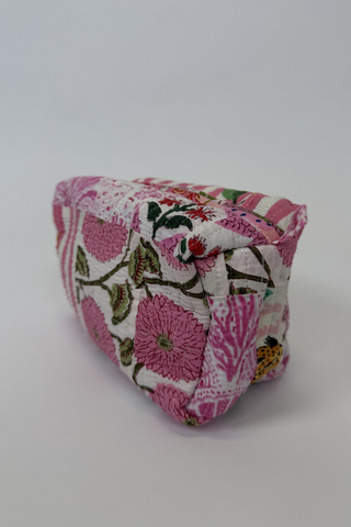 Medium Quilted Cosmetic Bag
