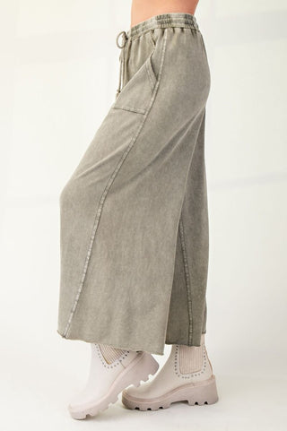 Mineral Ease Terry Wide Pants in Plus