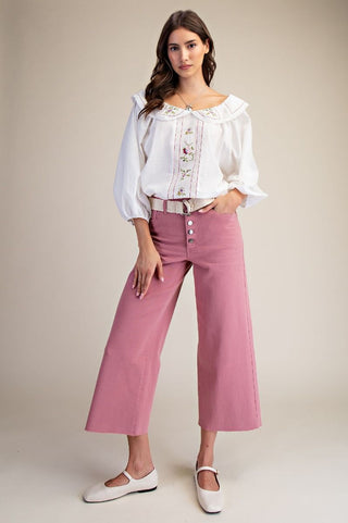 Tinsley Twill Crop Pants