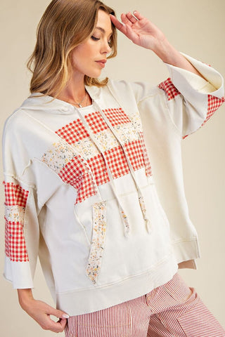 Everly Patch Mix Pullover