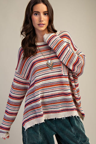 Harper Hills Crochet Sweater