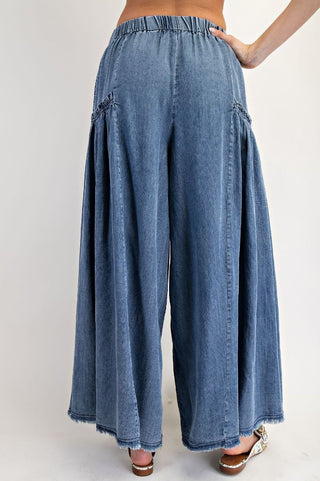 Dreamy Chambray Palazzo Pants