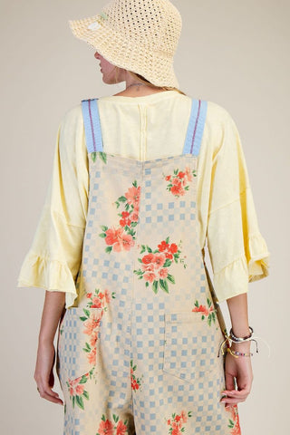 The Bluebell Patchwork Floral Overalls