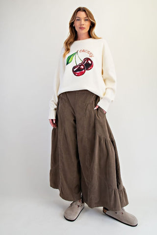 Canyon Stroll Corduroy Palazzo Pants