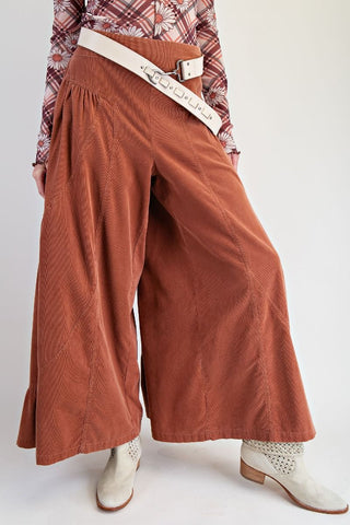 Canyon Stroll Corduroy Palazzo Pants