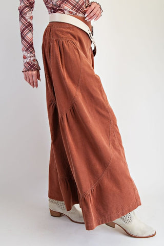 Canyon Stroll Corduroy Palazzo Pants