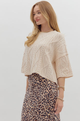 Evervine Cable Knit Sweater