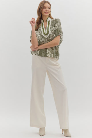 Wanderlust Mosaic Top