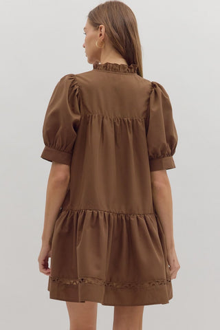 Cocoa Charm Mini Dress